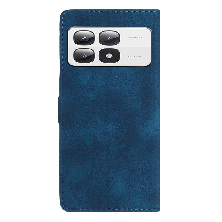 For Xiaomi 14T Pro Flower Butterfly Embossing Pattern Leather Phone Case