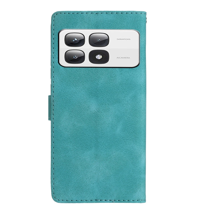 For Xiaomi 14T Pro Flower Butterfly Embossing Pattern Leather Phone Case