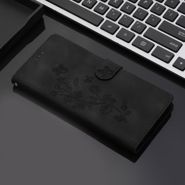 For Xiaomi 14T Flower Butterfly Embossing Pattern Leather Phone Case