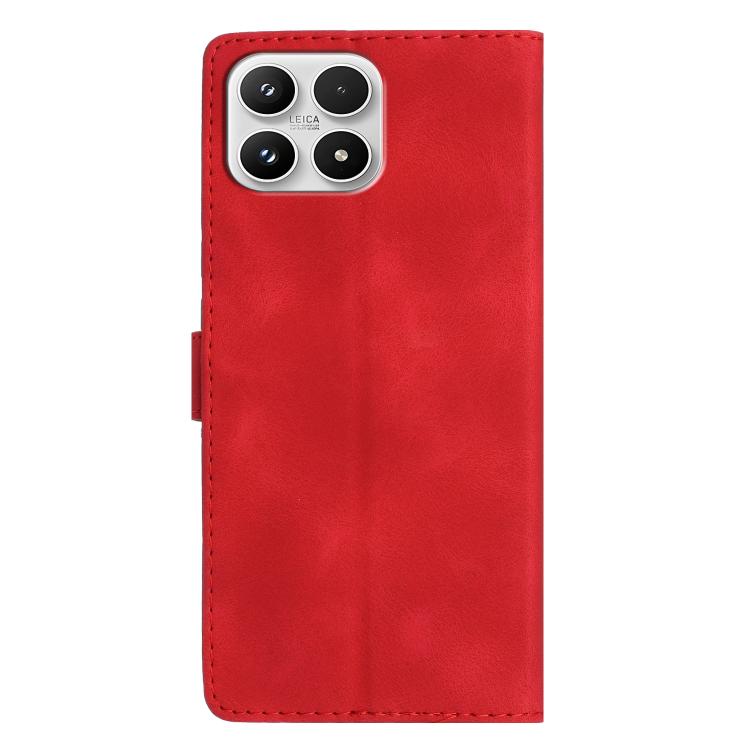 For Xiaomi 17 Flower Butterfly Embossing Pattern Leather Phone Case
