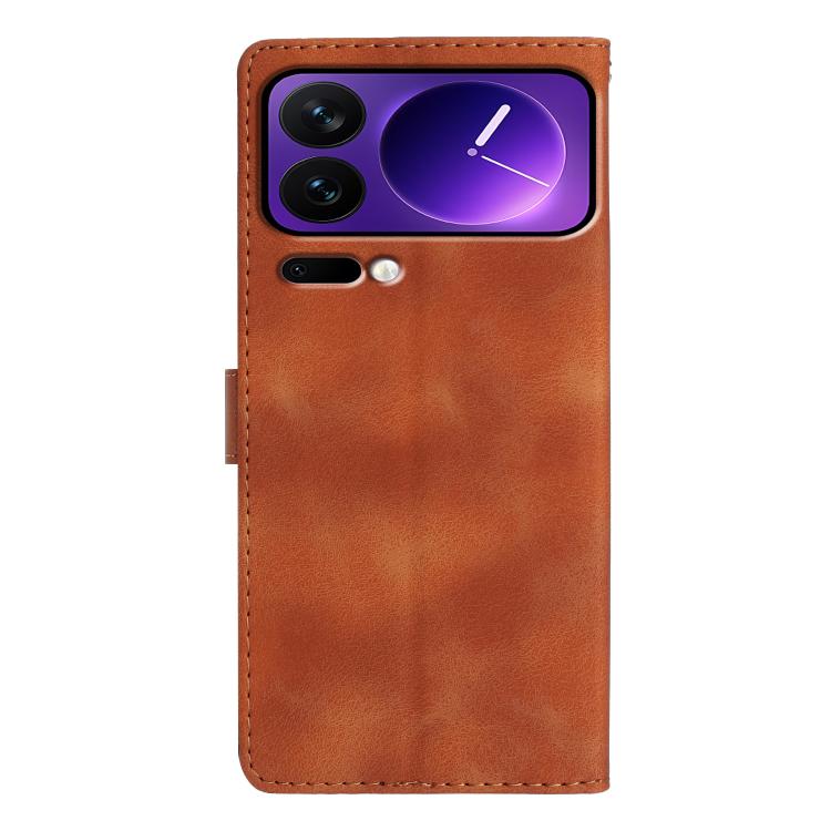 For Xiaomi 17 Pro Flower Butterfly Embossing Pattern Leather Phone Case