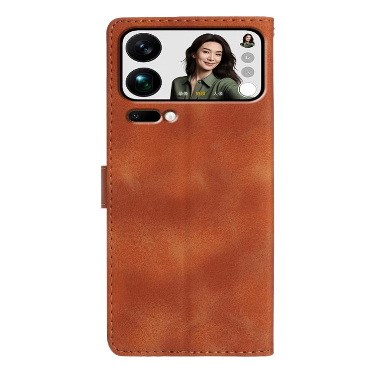 For Xiaomi 17 Pro Max Flower Butterfly Embossing Pattern Leather Phone Case