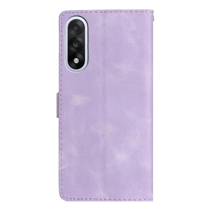 For OnePlus Nord 5 Flower Butterfly Embossing Pattern Leather Phone Case