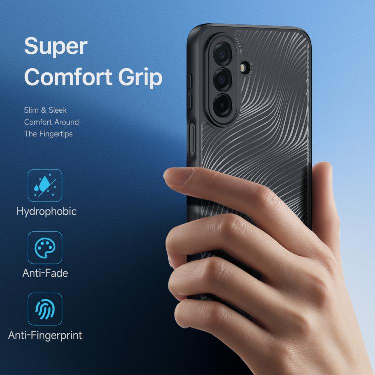 For Galaxy A27 5G DUX DUCIS Aimo Series TPU + PC Frosted Feel Phone Case - Black