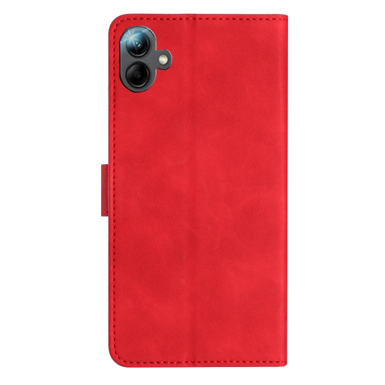 For Samsung Galaxy A06 4G Seven Butterflies Embossed Leather Phone Case