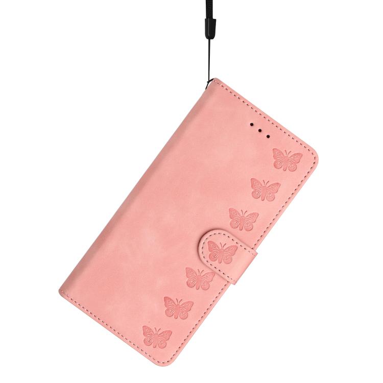 For Samsung Galaxy A17 5G Seven Butterflies Embossed Leather Phone Case