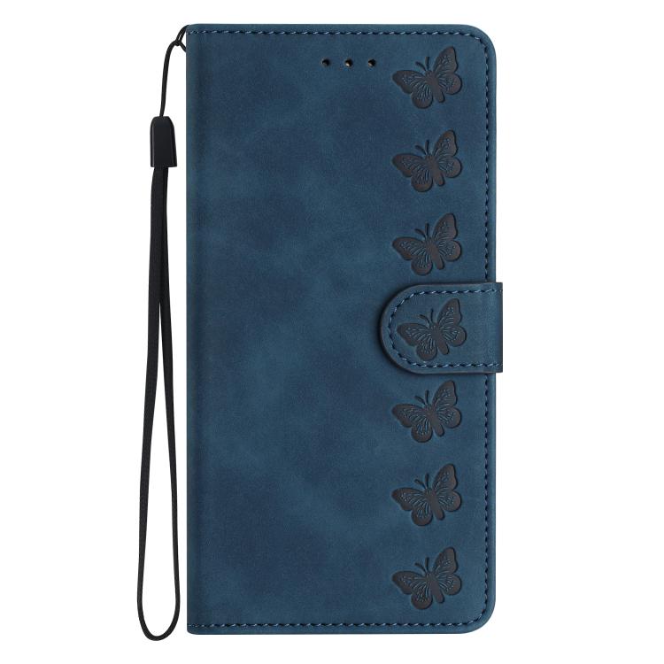 For Samsung Galaxy A17 5G Seven Butterflies Embossed Leather Phone Case