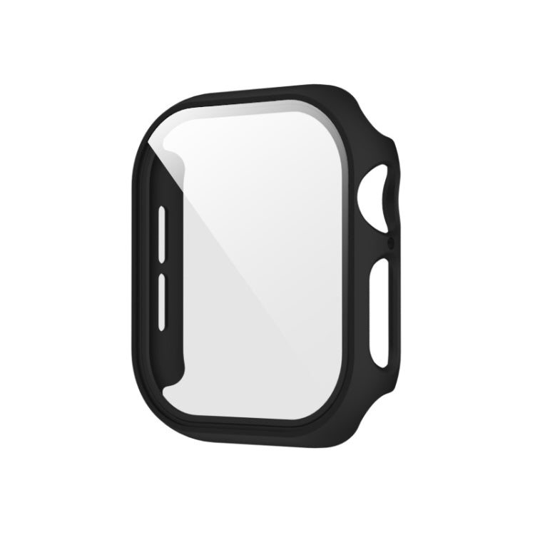 For Apple Watch Series 11 / 10 46mm Spray Glazing PC Integrated Tempered Film Watch Case