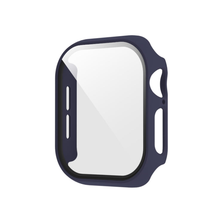 For Apple Watch Series 11 / 10 46mm Spray Glazing PC Integrated Tempered Film Watch Case