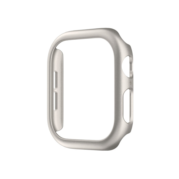 For Apple Watch Series 11 / 10 46mm Spray Glazing PC Hollow Watch Case