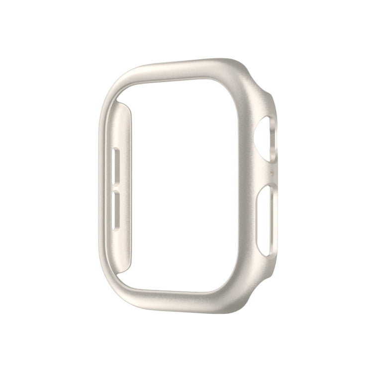For Apple Watch Series 11 / 10 46mm Spray Glazing PC Hollow Watch Case