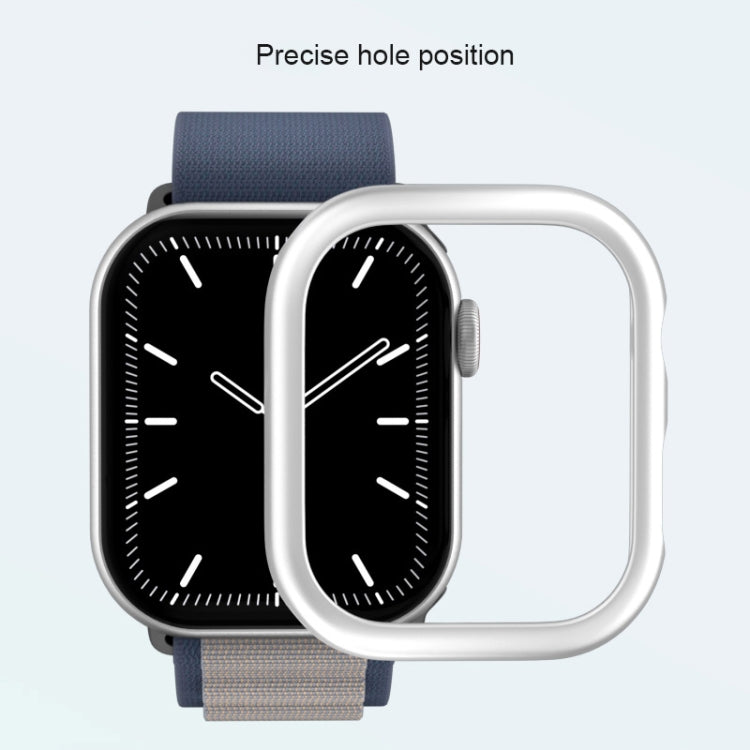 For Apple Watch Series 11 / 10 42mm Spray Glazing PC Hollow Watch Case