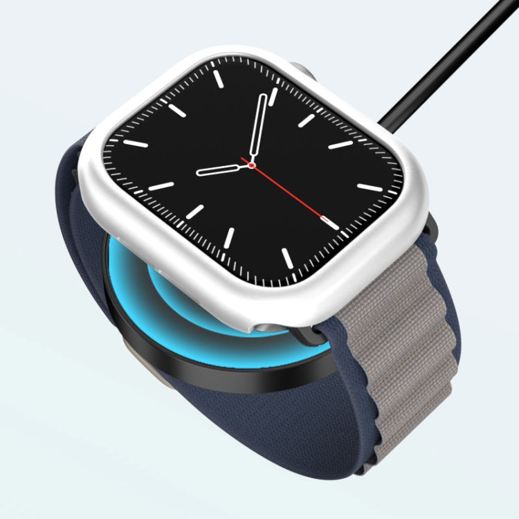For Apple Watch Series 11 / 10 46mm Spray Glazing PC Hollow Watch Case