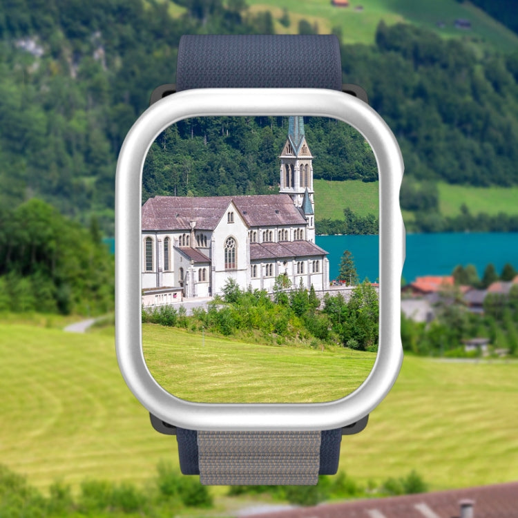 For Apple Watch Series 11 / 10 46mm Spray Glazing PC Hollow Watch Case