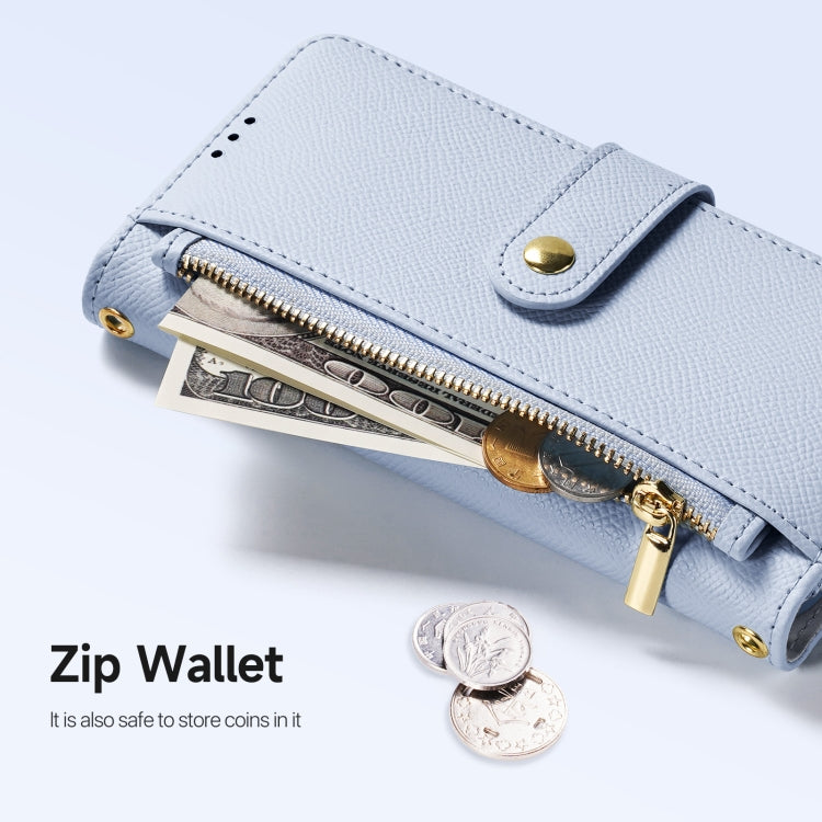 For iPhone 16 Pro Max DUX DUCIS Lawa Series 2 in 1 Wallet Zipper Detachable MagSafe Phone Case with Lanyard