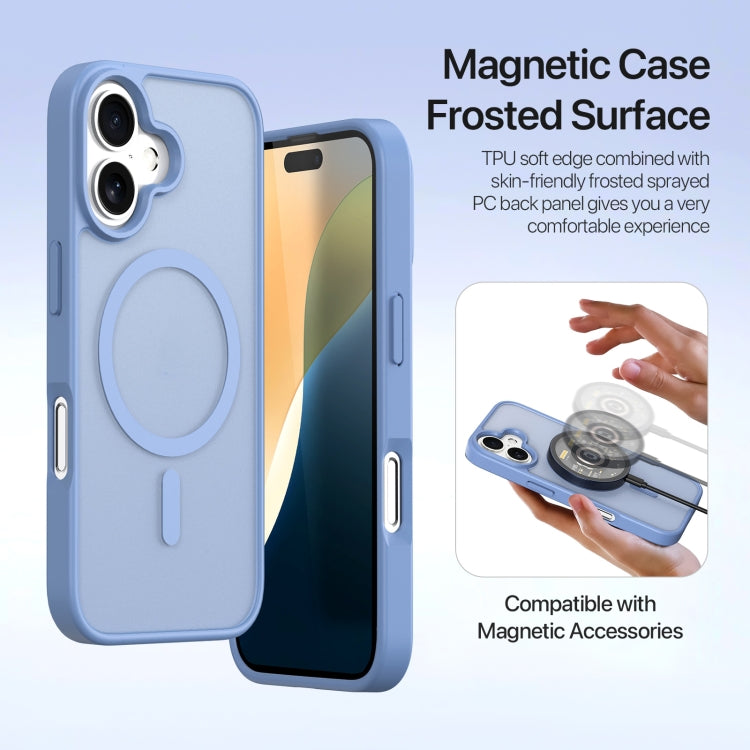 For iPhone 16 DUX DUCIS Lawa Series 2 in 1 Wallet Zipper Detachable MagSafe Phone Case with Lanyard