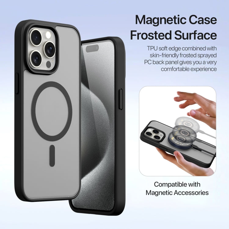 For iPhone 15 Pro Max DUX DUCIS Lawa Series 2 in 1 Wallet Zipper Detachable MagSafe Phone Case with Lanyard