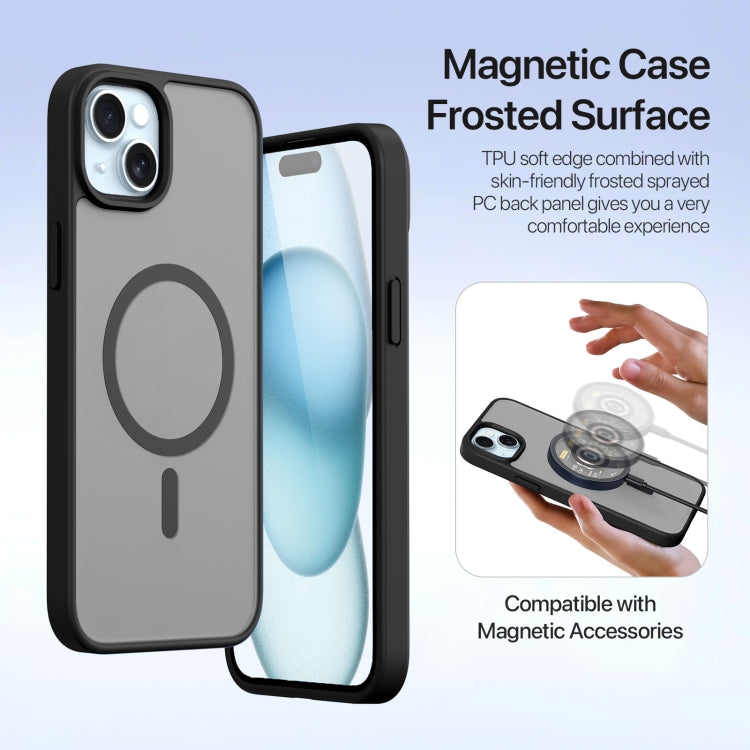 For iPhone 15 DUX DUCIS Lawa Series 2 in 1 Wallet Zipper Detachable MagSafe Phone Case with Lanyard