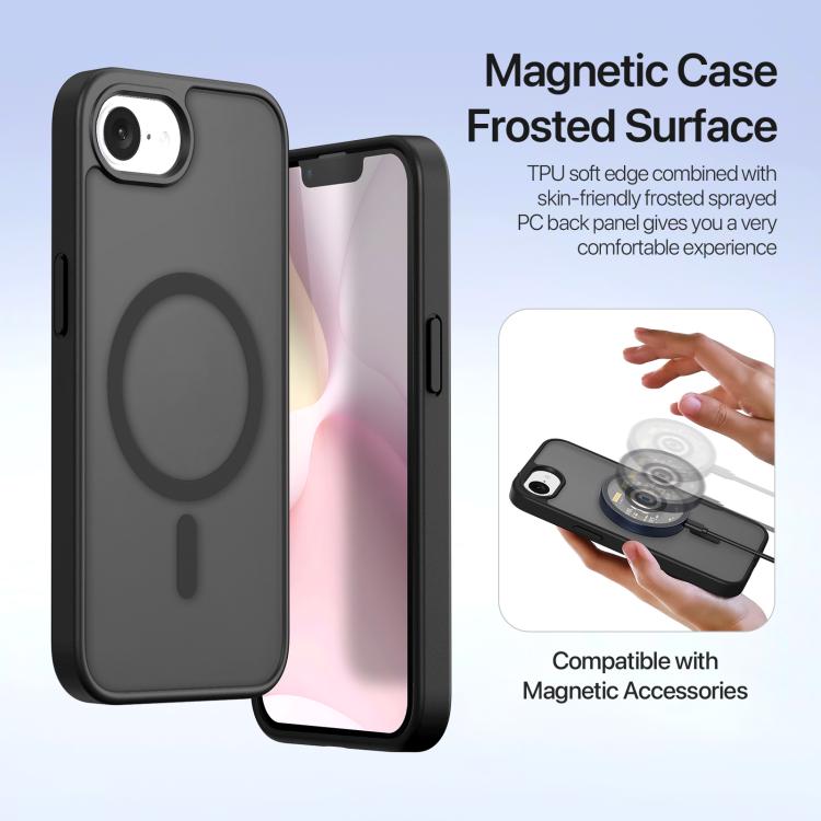 For iPhone 17e / 16e DUX DUCIS Lawa Series 2 in 1 Wallet Zipper Detachable MagSafe Phone Case with Lanyard