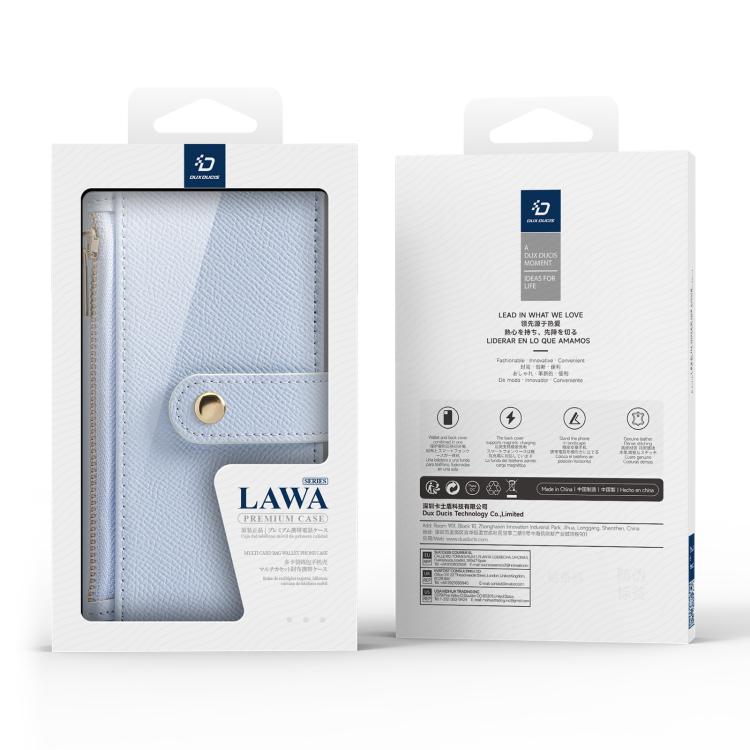For iPhone 17 Pro Max DUX DUCIS Lawa Series 2 in 1 Wallet Zipper Detachable MagSafe Phone Case with Lanyard