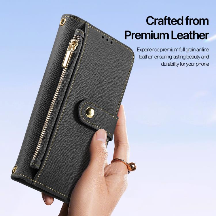 For iPhone 17 DUX DUCIS Lawa Series 2 in 1 Wallet Zipper Detachable MagSafe Phone Case with Lanyard