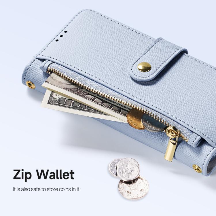 For iPhone Air DUX DUCIS Lawa Series 2 in 1 Wallet Zipper Detachable MagSafe Phone Case with Lanyard