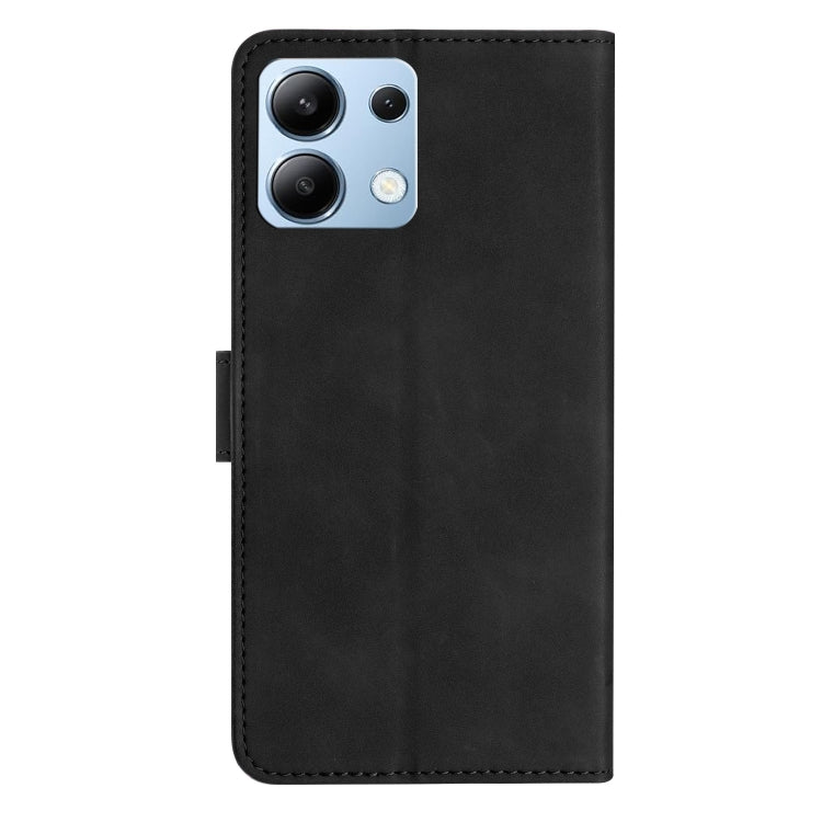 For Redmi Note 13 4G Seven Butterflies Embossed Leather Phone Case