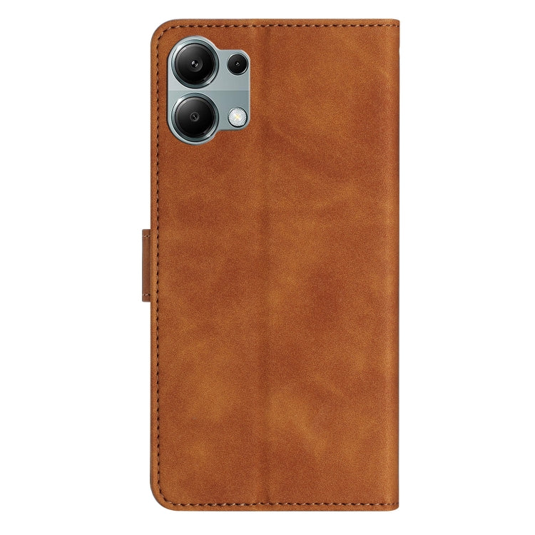 For Redmi Note 13 Pro 4G Seven Butterflies Embossed Leather Phone Case