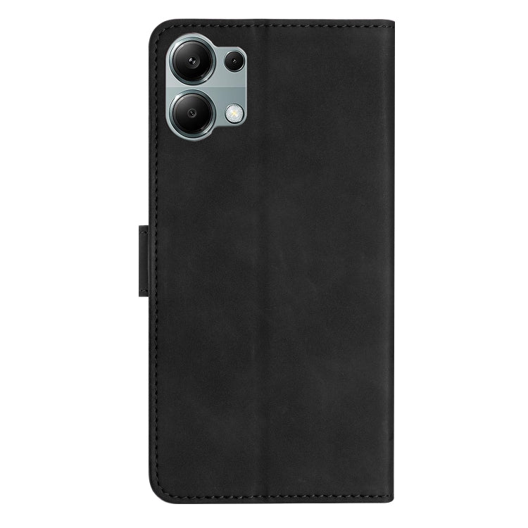 For Redmi Note 13 Pro 4G Seven Butterflies Embossed Leather Phone Case
