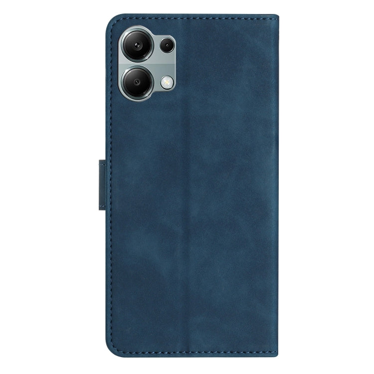 For Redmi Note 13 Pro 4G Seven Butterflies Embossed Leather Phone Case