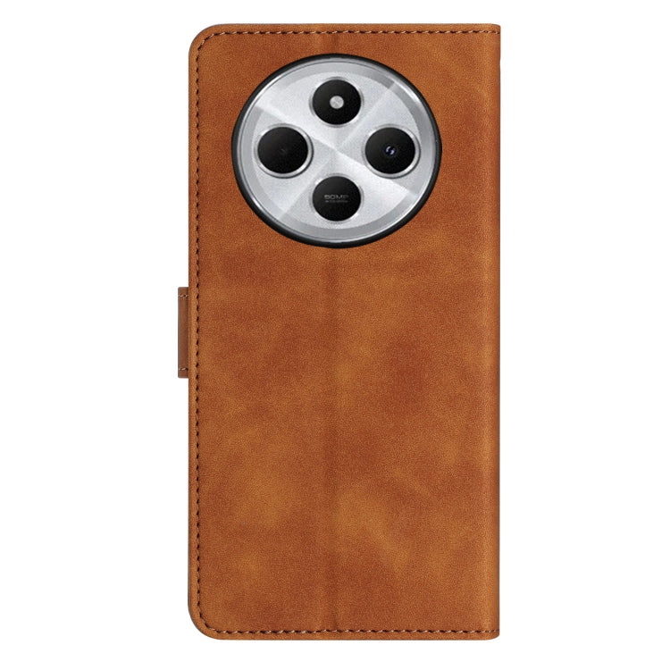 For Redmi 14C 4G Seven Butterflies Embossed Leather Phone Case