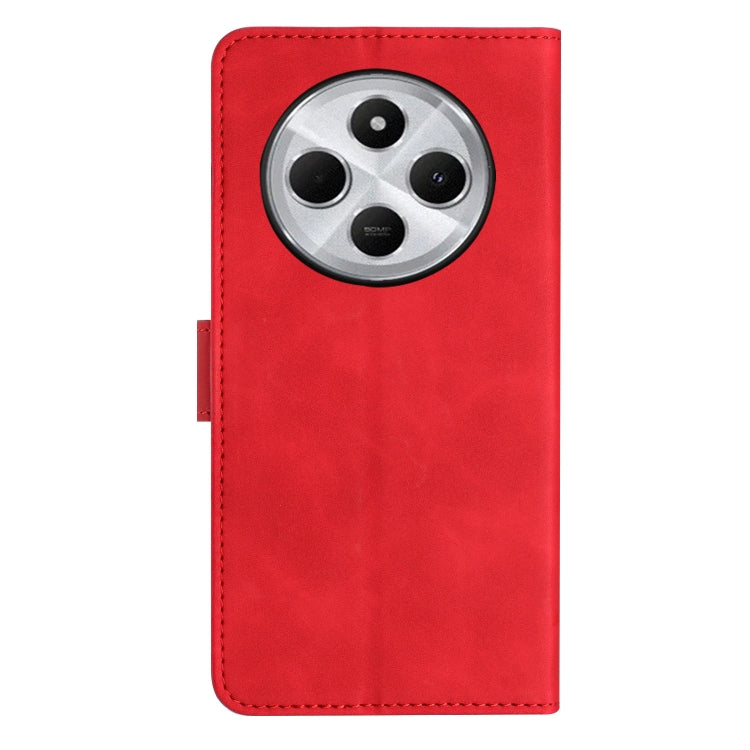 For Redmi 14C 4G Seven Butterflies Embossed Leather Phone Case