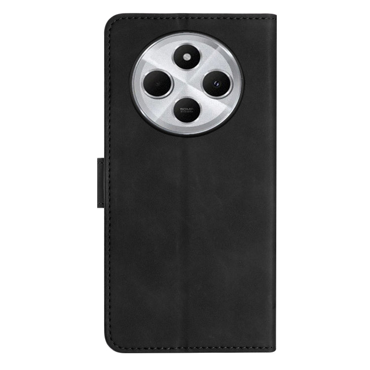 For Redmi 14C 4G Seven Butterflies Embossed Leather Phone Case
