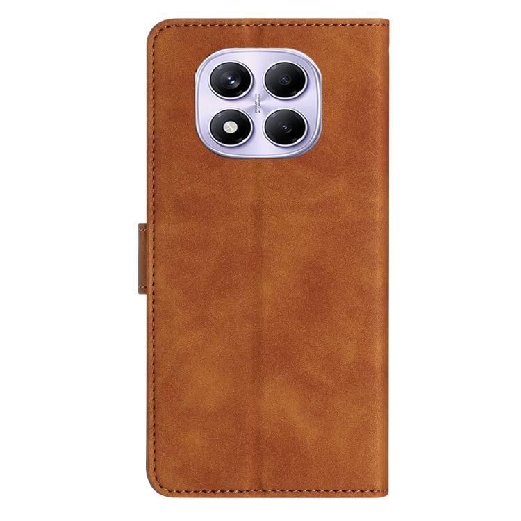 For Redmi Note 14 Pro 4G Seven Butterflies Embossed Leather Phone Case