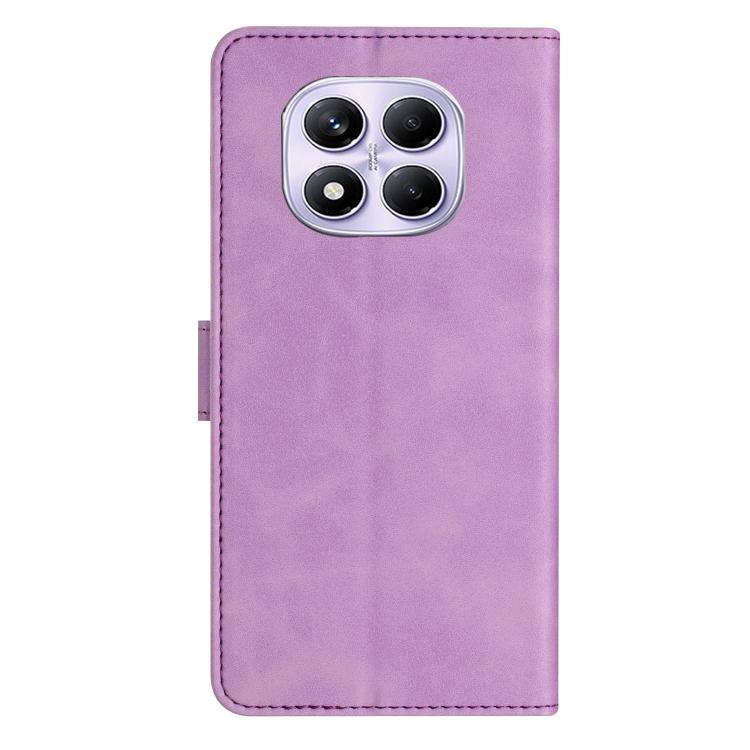For Redmi Note 14 Pro 4G Seven Butterflies Embossed Leather Phone Case