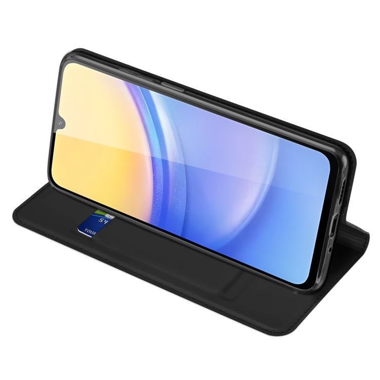 For Samsung Galaxy A16 5G DUX DUCIS Skin Pro Series Flip Leather Phone Case
