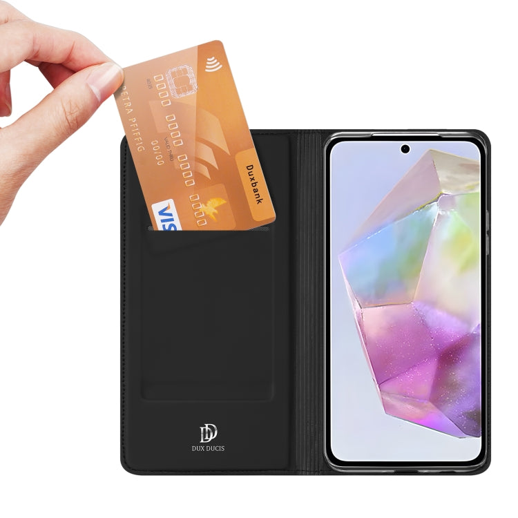 For Samsung Galaxy A36 5G / A56 5G DUX DUCIS Skin Pro Series Flip Leather Phone Case