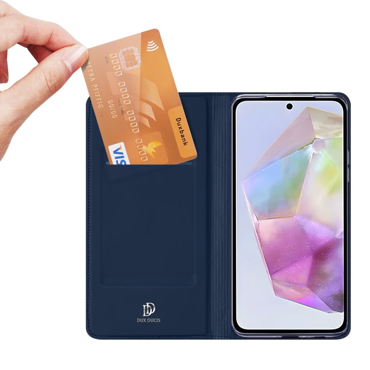 For Samsung Galaxy A36 5G / A56 5G DUX DUCIS Skin Pro Series Flip Leather Phone Case