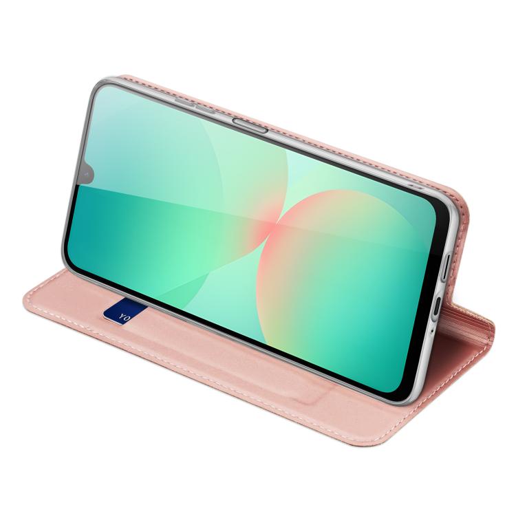 For Galaxy A27 5G DUX DUCIS Skin Pro Series Flip Leather Phone Case