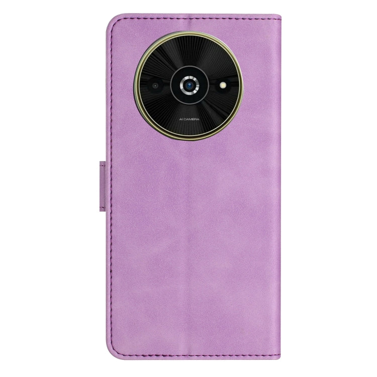 For Xiaomi Poco C61 Seven Butterflies Embossed Leather Phone Case