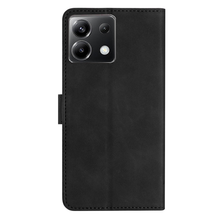 For Xiaomi Poco X6 Seven Butterflies Embossed Leather Phone Case
