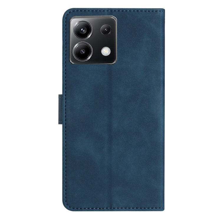 For Xiaomi Poco X6 Seven Butterflies Embossed Leather Phone Case