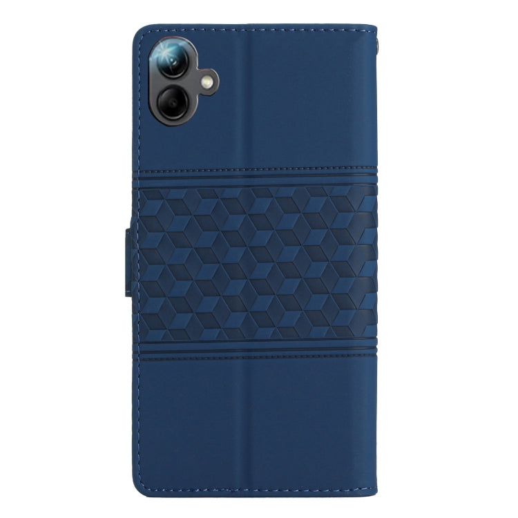 For Samsung Galaxy A06 4G Diamond Embossed Skin Feel Leather Phone Case