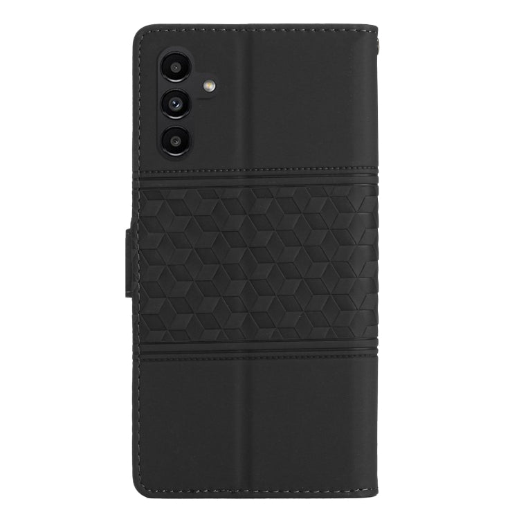 For Samsung Galaxy A16 5G Diamond Embossed Skin Feel Leather Phone Case