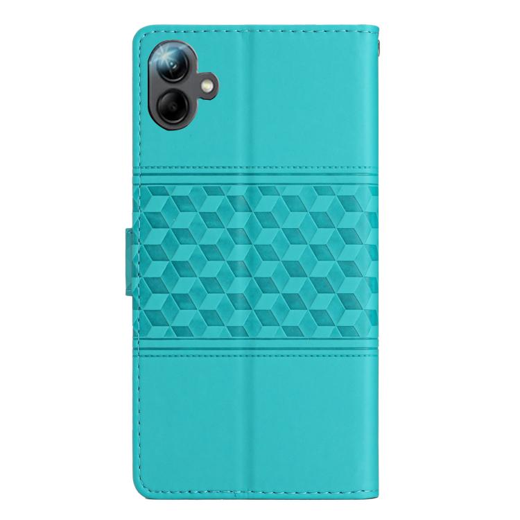For Samsung Galaxy A07 5G Diamond Embossed Skin Feel Leather Phone Case