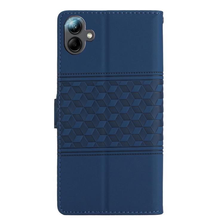 For Samsung Galaxy A07 5G Diamond Embossed Skin Feel Leather Phone Case
