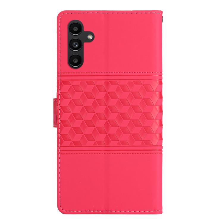 For Samsung Galaxy A17 5G Diamond Embossed Skin Feel Leather Phone Case