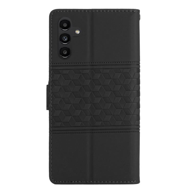 For Samsung Galaxy A57 5G Diamond Embossed Skin Feel Leather Phone Case