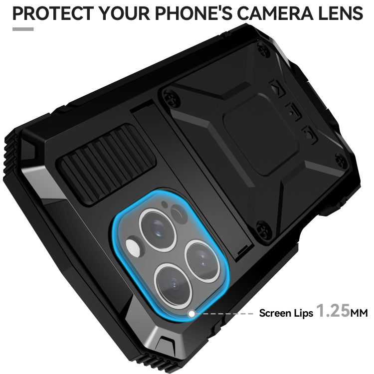 For iPhone 16 Pro R-JUST Life Waterproof Dustproof Shockproof Phone Case