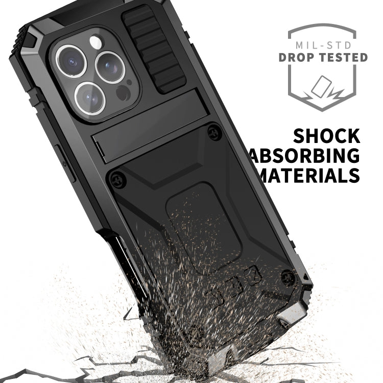 For iPhone 16 Pro R-JUST Life Waterproof Dustproof Shockproof Phone Case